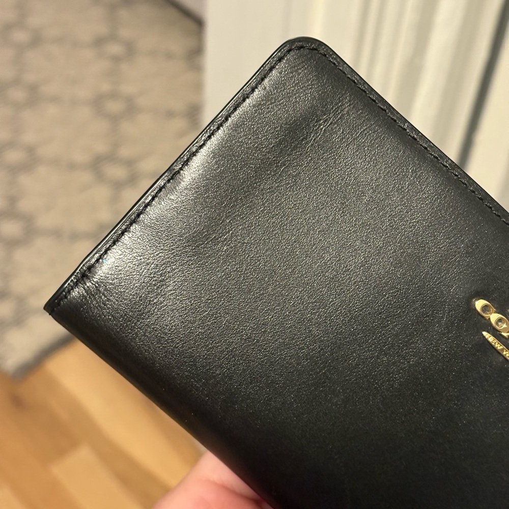 Coach Black Leather Wallet - Picture 6 of 6